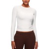 CRZ YOGA Softembrace Long Sleeve Shirts for Women Soft Crew