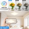 MOONSEA LED Flat Ceiling Light, 24 W Ceiling Light, Dimmable