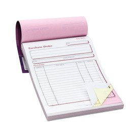 Pukka Pad, NCR Triplicate Purchase Order Book 137x203mm Pack of 5