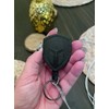 DQL Spartan Keychain with Retractable Cord Belt Clip Black Steel