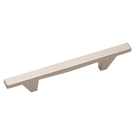 Amerock BP26135G10 Sleek 3-3/4 in (96 mm) Center-to-Center Satin Nickel Cabinet Pull