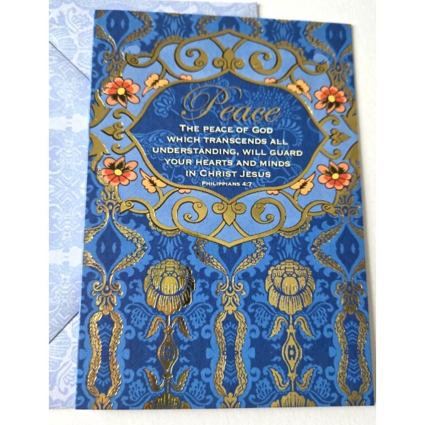 Greeting Card Blank The Peace of God Which Transcends All