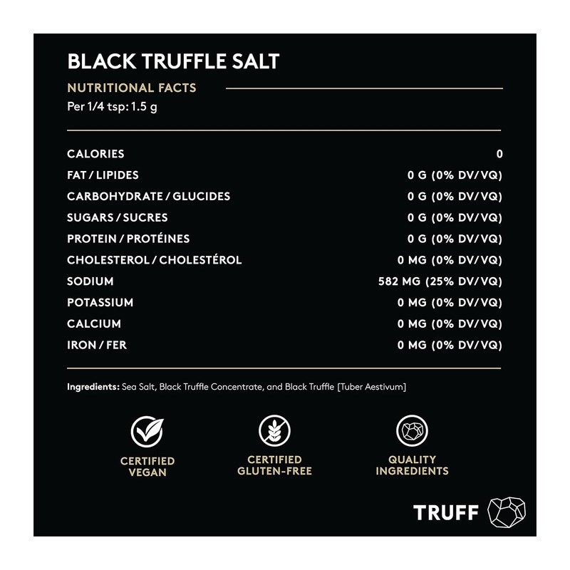 TRUFF Black Truffle Salt 5.3 oz