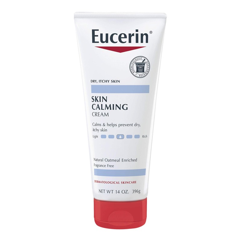 Eucerin Crema calmante para terapia de piel seca, 14 oz