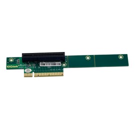 10Gtek PCI- Express 8X Riser Card 270-Degree R-Angle Riser Adapter Card for 1U, Compatible with Supermicro RSC-RR1U-E8