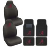 Embroidered Logo Carpet Floor Mat and Rally Seat Covers Set