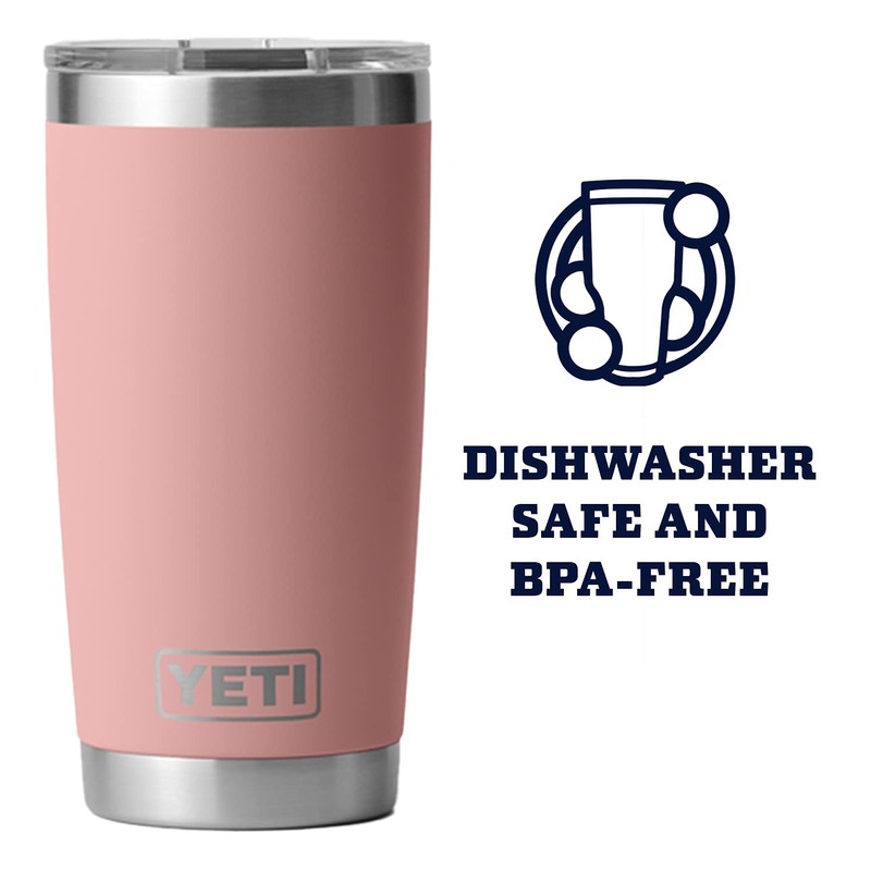 YETI Rambler 20 oz Tumbler, Stainless Steel, Vacuum Insulated with