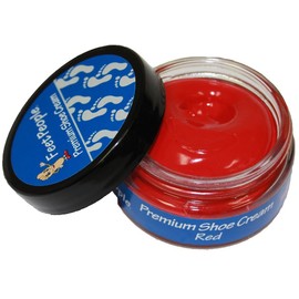 FeetPeople Premium Shoe Cream 1.5 oz, Red