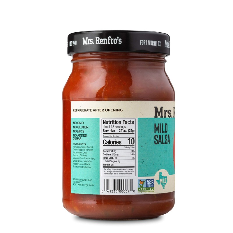 Mrs. Renfro's Mild Salsa, 16 oz (4 Pack)
