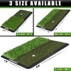 CHAMPKEY Dual-Turf Golf Hitting Mat | Come with 9 Golf