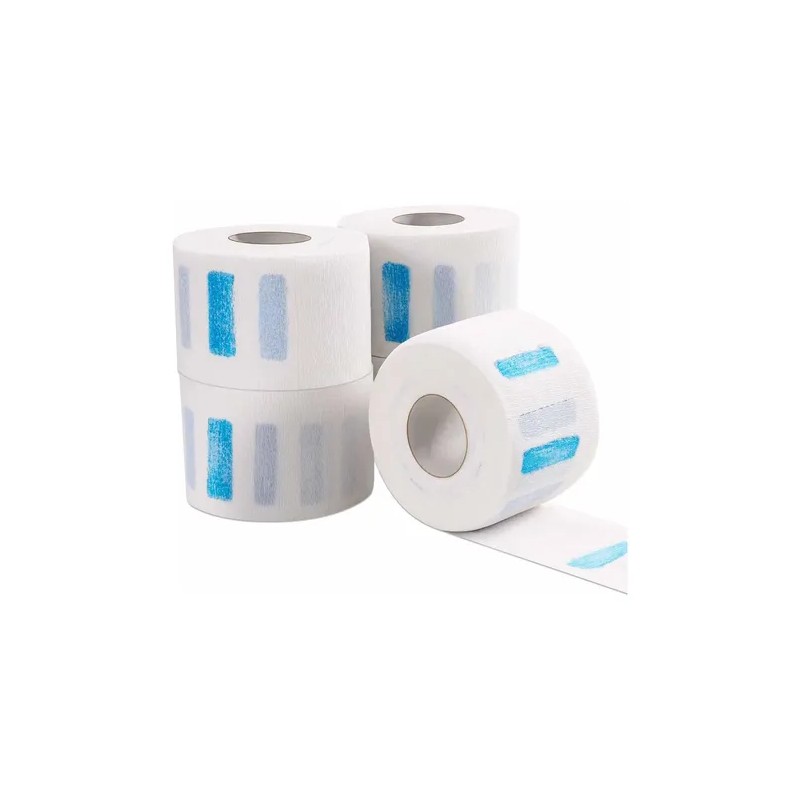 Papel Cuello Profesional Para Barberia 5 Rollos 100tiras Cu