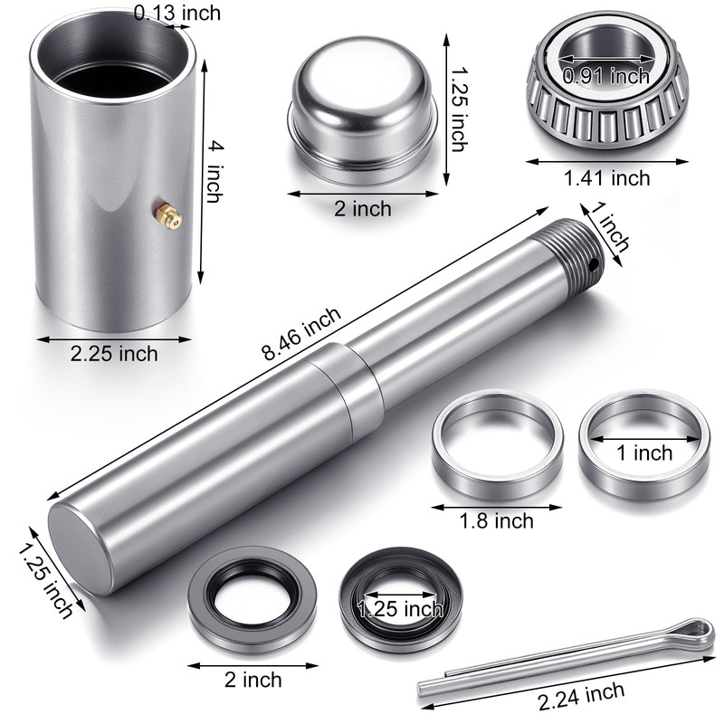 1 Set Metal Tire Carrier Hinge Kit Include The Necessary