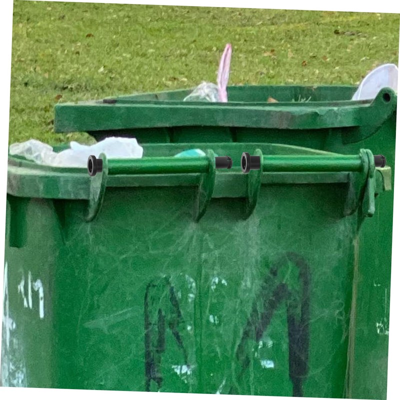 Zerodeko 4pcs Plastic Trash Can Lid Latch Buckle Wall-mounted Dustbin