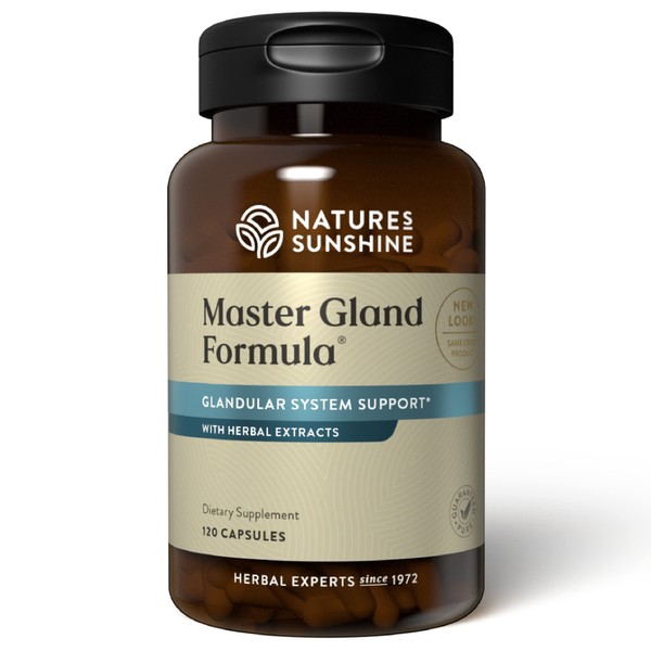Nature's Sunshine Master Gland, 120 Capsules | Provides Complete Nutritional Support for Every Gland in the Body, Helps Support Energy Metabolism
