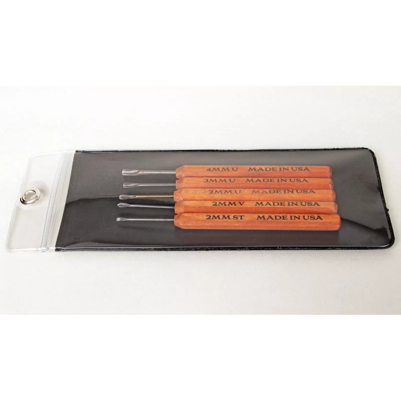 Dockyard Micro Tools Set (5 Pieces) For Woodcarving & Sculpting