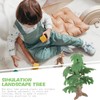 Toyvian Tree Model Fake Miniature Trees Train Railways Architecture Landscape