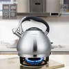 Easyworkz Whistling Stovetop Tea Kettle Food Grade Stainless Steel Hot