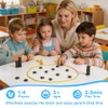 Magnet Game with 32 Stones, Magnetic Chess Game with String,