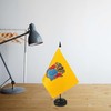 2 Pack USA & New Jersey Desk Flag, 1 New