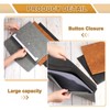 sourcing map PU Leather File Folders, A4 Envelope Folder File