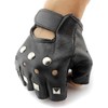 Studded Fingerless Gloves Dance Performance Gloves Costume