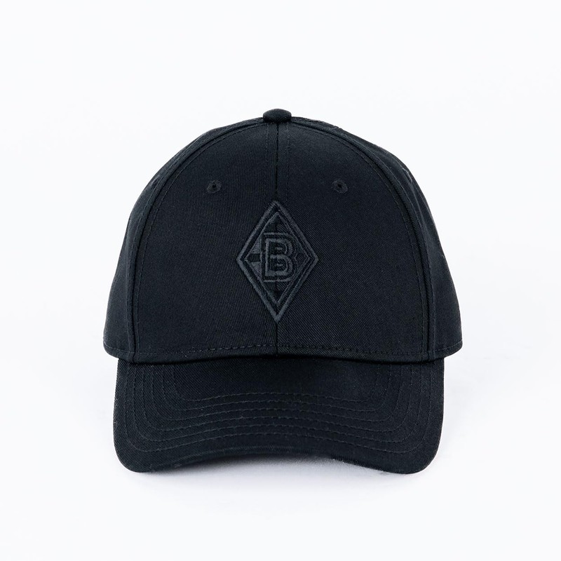 Borussia Mönchengladbach VFL BMG Fancap Dark Logo I, black, Unit