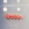 Flushing heart Handmade nail tip - Paddy / 발그레 하트수제네일팁