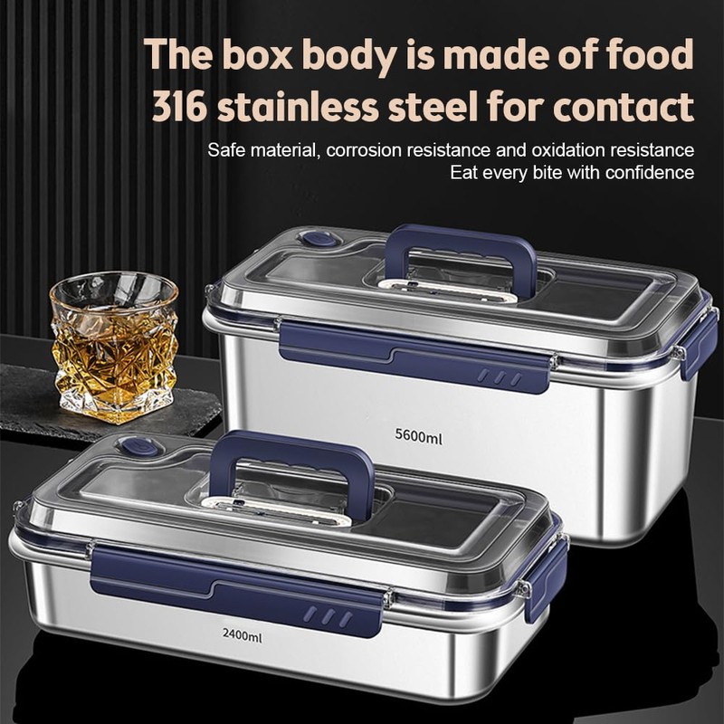 Karlak Food Storage Containers with Lids Aight Food Grade 316