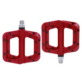 FOOKER MTB Pedals Mountain Bike Pedals 3 Bearing Non-Slip Lightweight Nylon Fiber Bicycle Platform Pedals for BMX MTB 9/16"