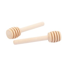 100-Piece Mini Wooden Honey Spoons, 8 cm Honey Stick, Mini Jam, Classic Honey Slicer