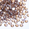 Meibite Gold Shadow Flatback Rhinestones, Glass Rhinestones for Nail Art