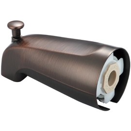 Olympia Faucets OP-640018-ORB Combo Diverter Tub Spout, Oil Rubbed Bronze Finish