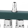 4 Way Air Hose Splitter, T 5 Port Quick Connect