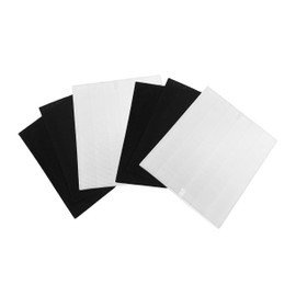 Nispira (2) True HEPA (4) Activated Carbon Replacement Filter Compatible with Coway Airmega 200M Air Purifier AP-1518R, Mighty Air AP-1512HH, 2 Sets