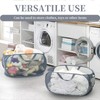 LELE LIFE Reinforced Collapsible Laundry Baskets, 3Pcs High-Strength Mesh Pop