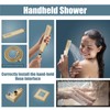 Aolemi Ceiling Mount Shower System Rain Shower Head with Handheld