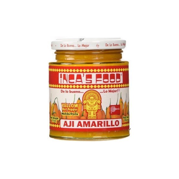 Aji Amarillo Pasta - Peruvian Hot Yellow Pepper Paste - Inca's Food 15.7oz 3 Pack