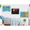 NITRAM World Map Poster for Children Europe and Solar System