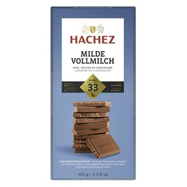Hachez Milk Milk Board 33% Pack of 5 (5 x 100 g)