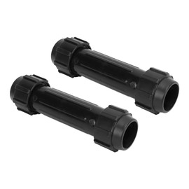 Plastic Rowing Shaft Connectors 2 Pack Black Heavy Duty Smooth Surface Kayak Paddle Connector for Inflatable Boats