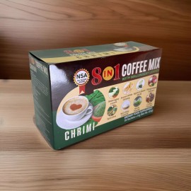 CHRIMI 8 IN 1 Coffee Mix with Malunggay (Moringa) Leaves (20 sachets in a box)