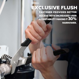 Olympia Tools 6Pack 8-Inch Tongue and Groove Pliers, 5 Jaw positions, 1.7" Jaw Capacity, Black