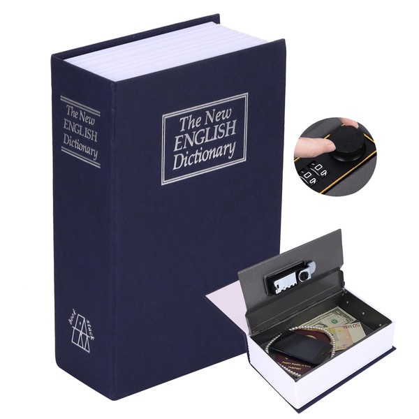 Book Safe With Combination Lock, ALLOMN Dictionary Hidden Safe with