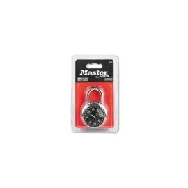 Master Lock 1500D Dial Combination Lock, 1-7/8-Inch, Black
