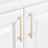 COTYKILEY 10 Pack 5 Inch(128mm) Brushed Brass Cabinet Handles Gold