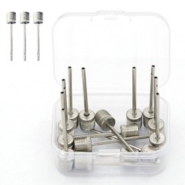 HOYUTNESS Ball Pump Needles (15 Pack) - Heavy Duty Inflation Needles & Ball Pins for Basketball, Soccer Ball, Football, Bike Pump - Fits Most Air Pumps - Universal Air Needles for Sports Balls.