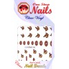 One Stop Nails Set of 56 San Francisco 49ers Clear