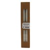 HomArt Unscented Taper Wax Candles, 9-Inch, 4-Pack, Ivory