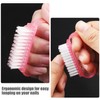6 Pcs Nail Cleaning Brush with Handle Grip, Hand Scrubbing