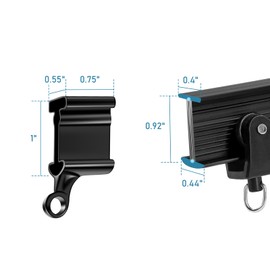 TOKPLNU Curtain Track End Stop for Flexible Bendable Curtain Track,4 Pack Black Curved Siding Ceiling Wall Mount Curtain Rail Ends Cap